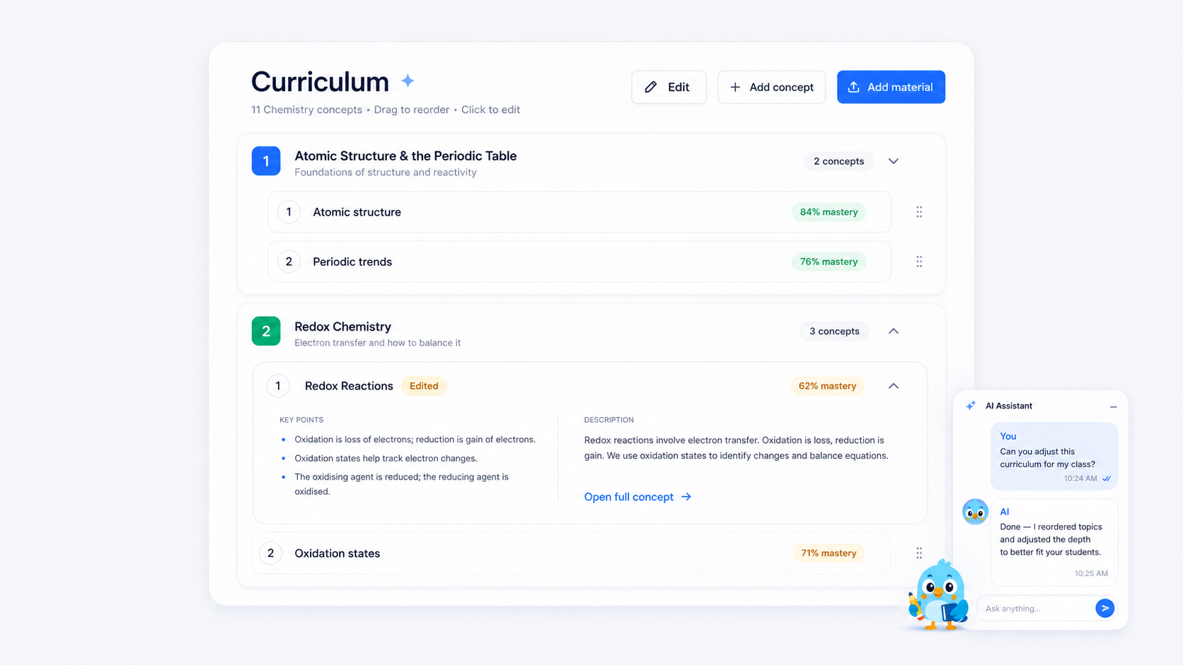 Shape your curriculum